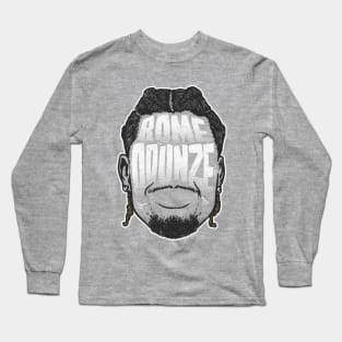 Rome Odunze Chicago Player Silhouette Long Sleeve T-Shirt